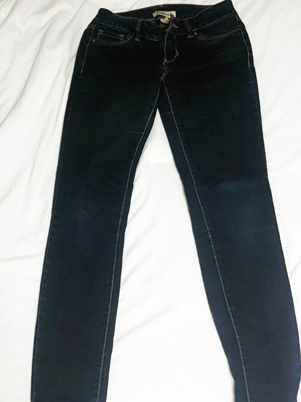 Blue Spice Women’s Jeans Size 1 Dark Wash Stretch Skinny Slim 29” Inseam